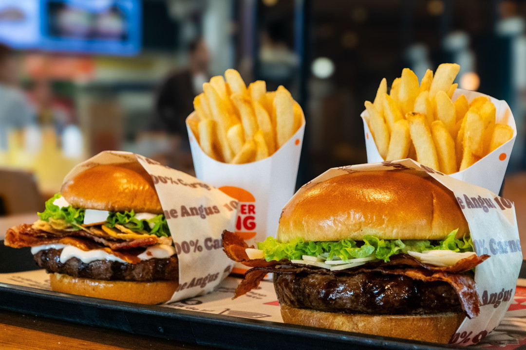 Hamburguesas en preparación